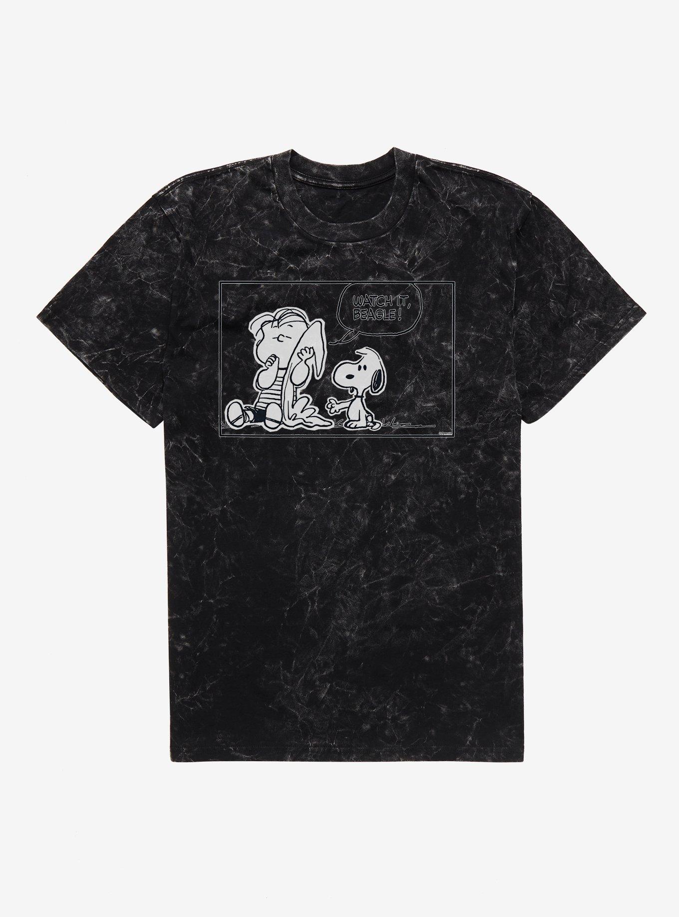 Peanuts Watch It Beagle! Mineral Wash T-Shirt, , hi-res