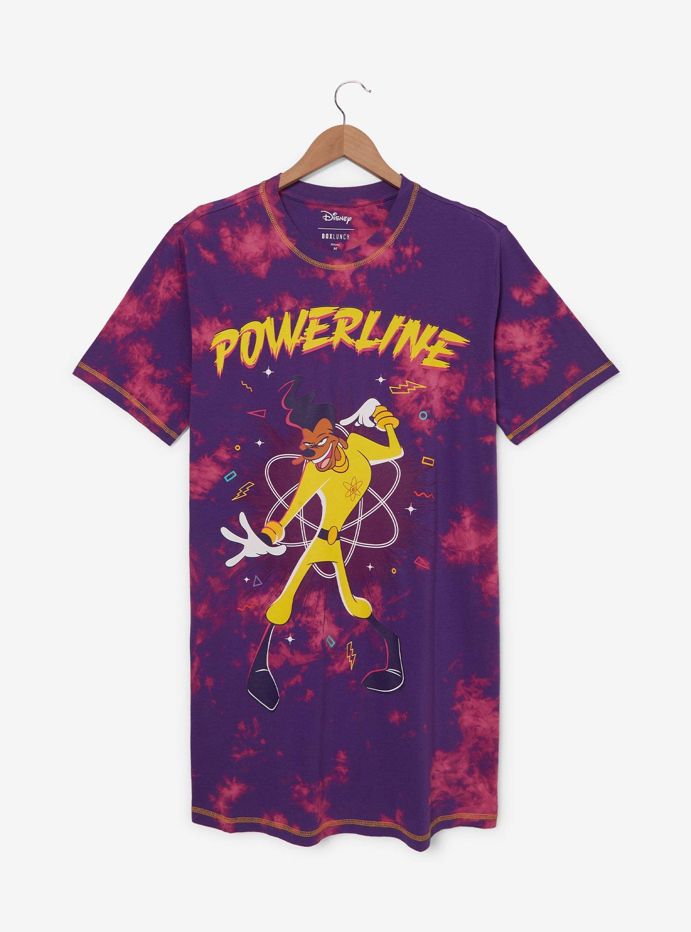 Disney A Goofy Movie Powerline Tie-Dye T-Shirt Dress, , hi-res