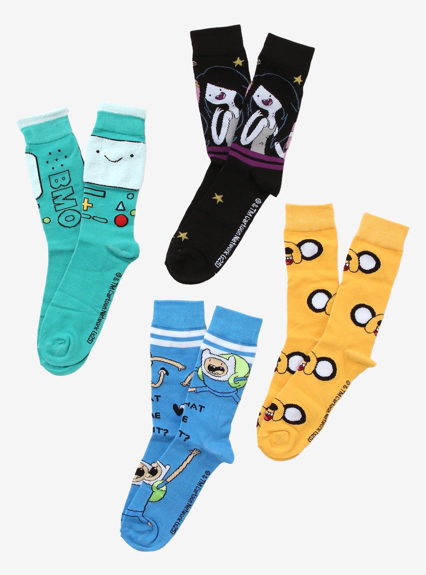 Adventure Time Characters Blind Bag Crew Socks, , hi-res