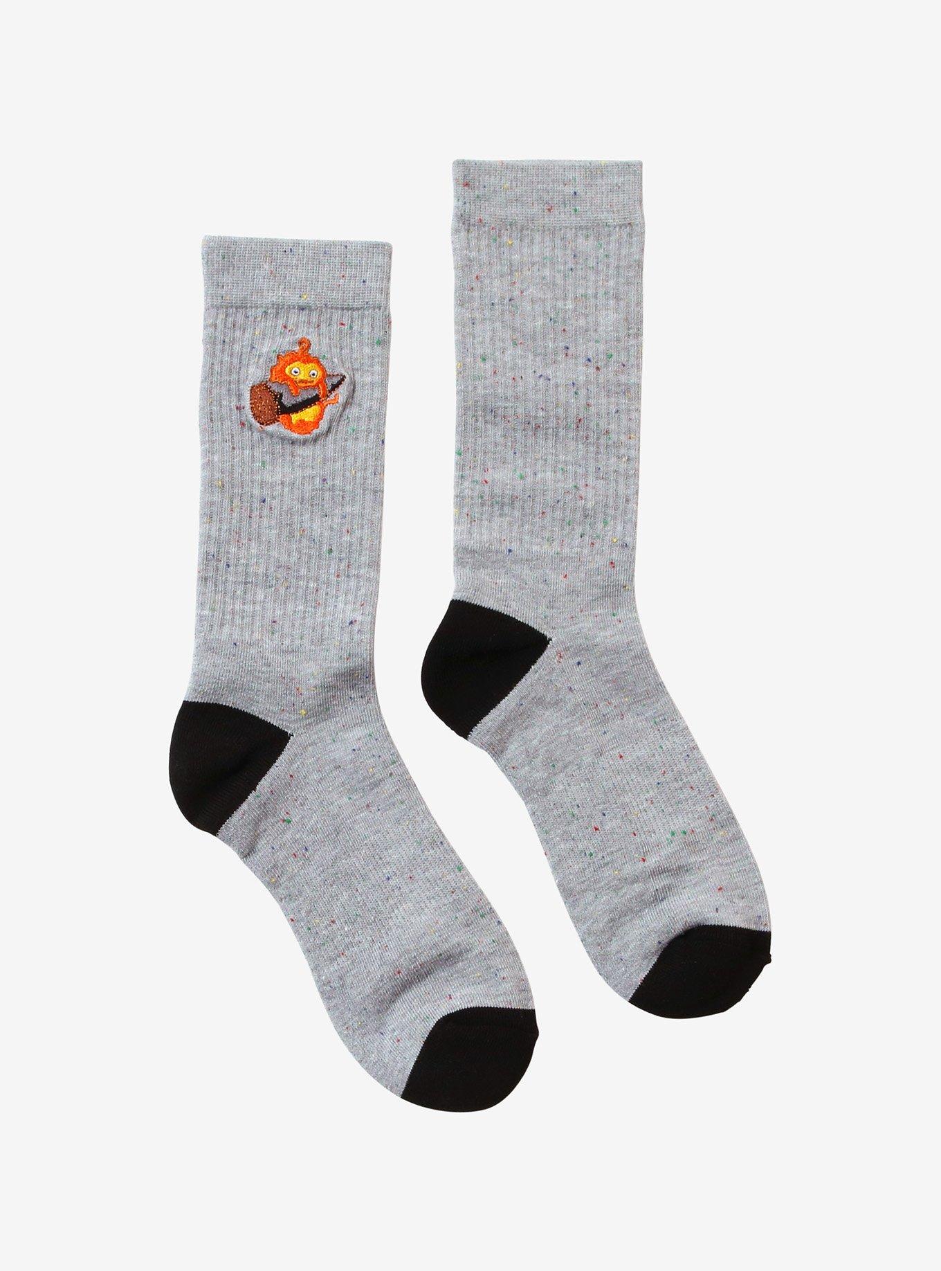 Studio Ghibli® Howl's Moving Castle Calcifer Crew Socks, , hi-res