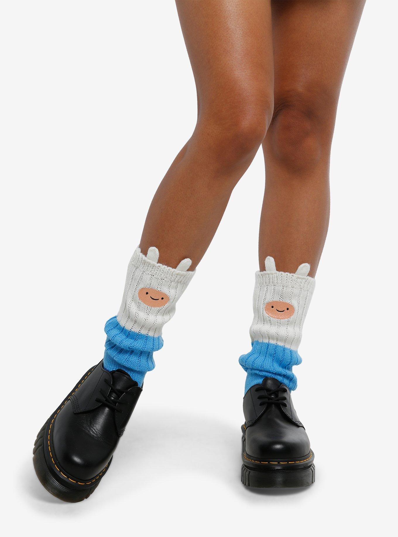 Adventure Time Finn Slouchy Socks, , hi-res