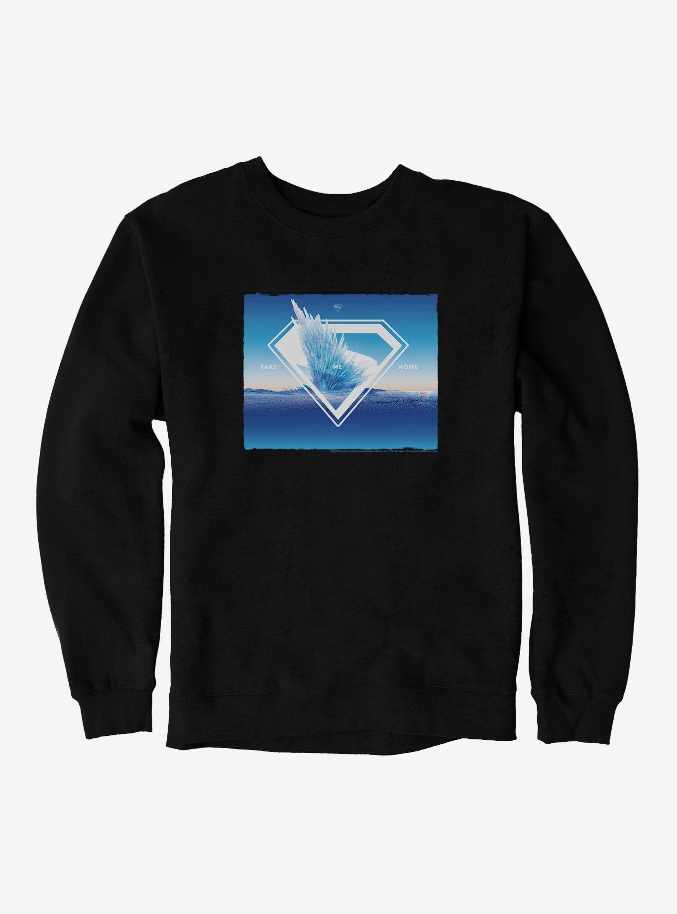 DC Superman Arctic Fortress Of Solitude Sweatshirt, , hi-res