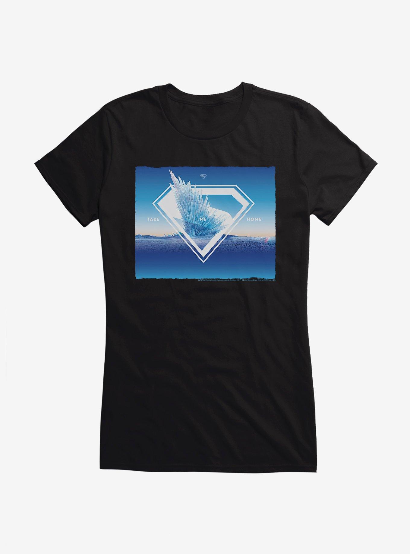 DC Superman Arctic Fortress Of Solitude Girls T-Shirt, , hi-res