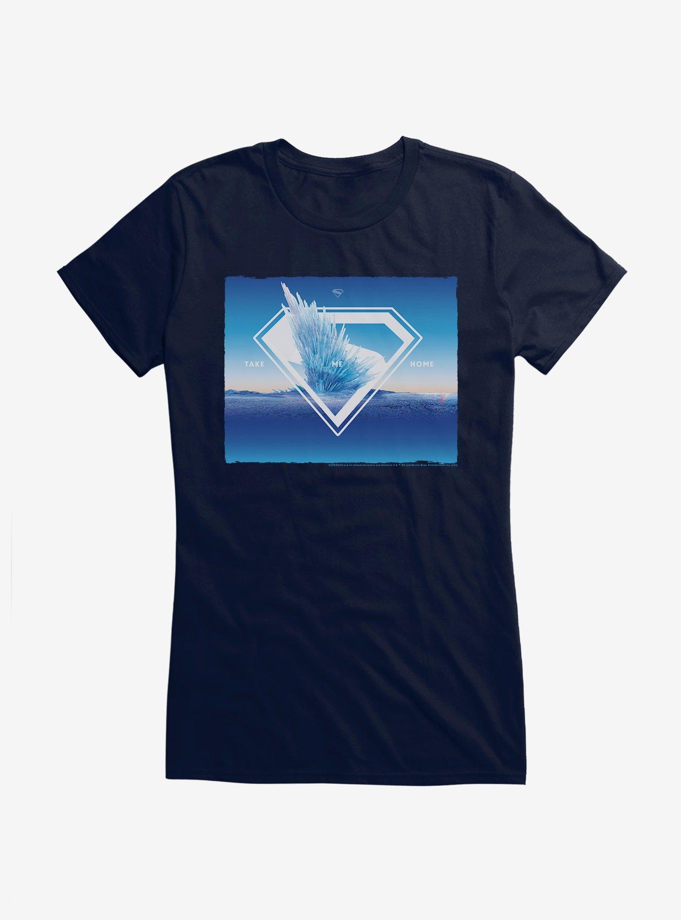 DC Superman Arctic Fortress Of Solitude Girls T-Shirt, , hi-res