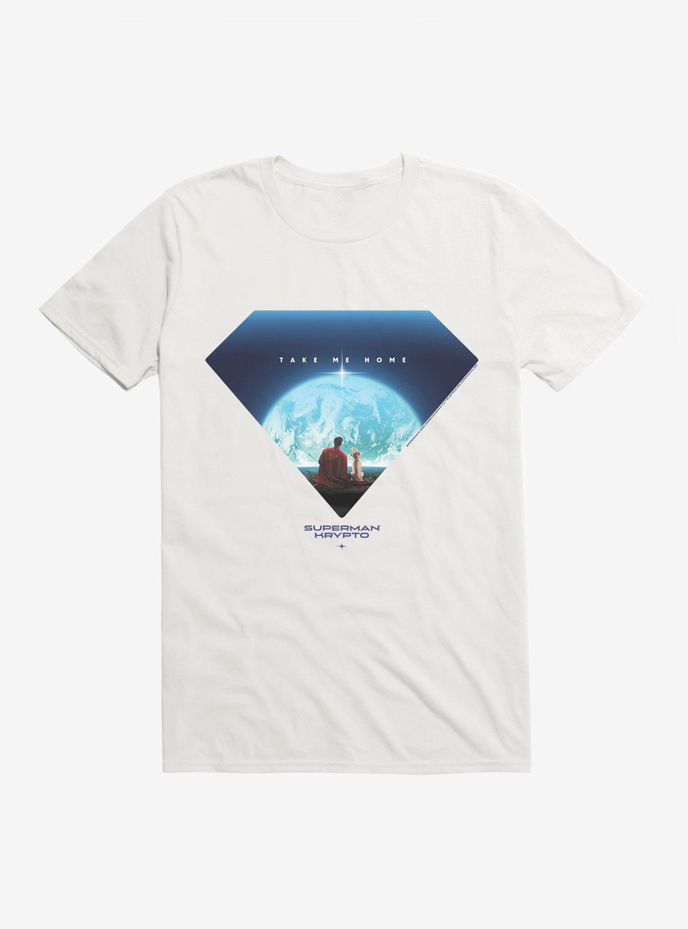 DC Superman Krypto Take Me Home T-Shirt Hot Topic Web Exclusive, WHITE, hi-res