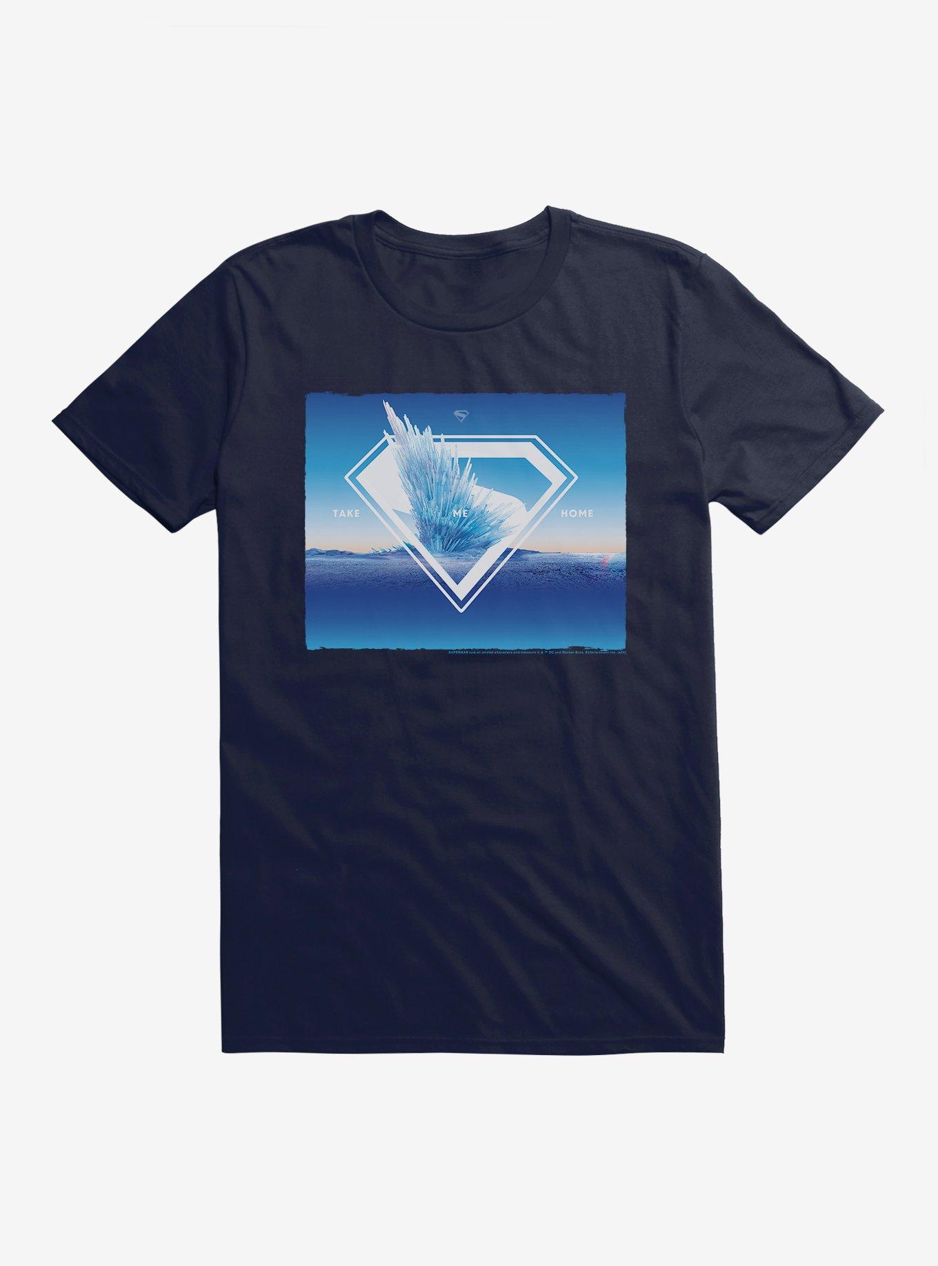 DC Superman Arctic Fortress Of Solitude T-Shirt, , hi-res