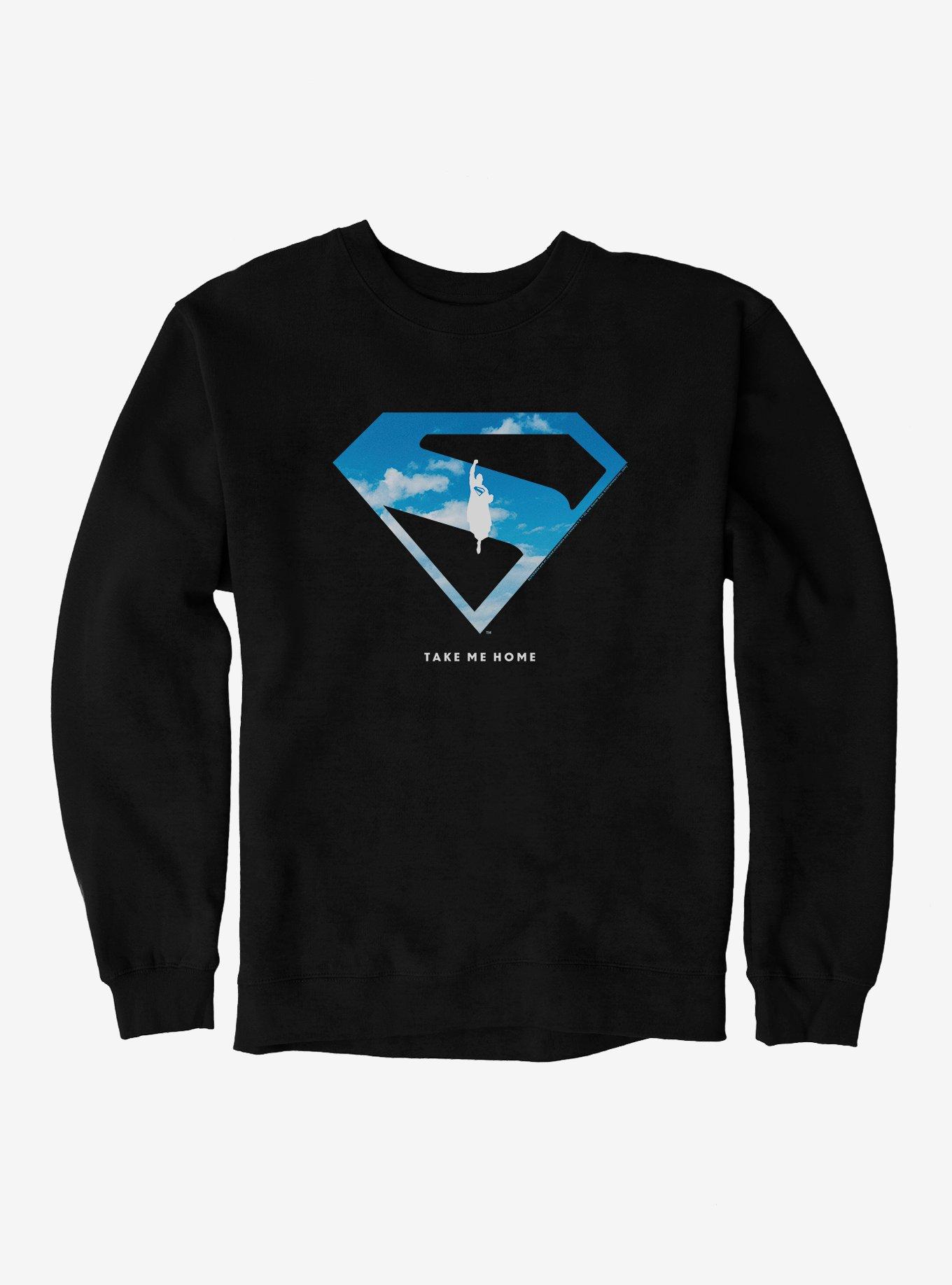 DC Superman Fly Up Sweatshirt, BLACK, hi-res
