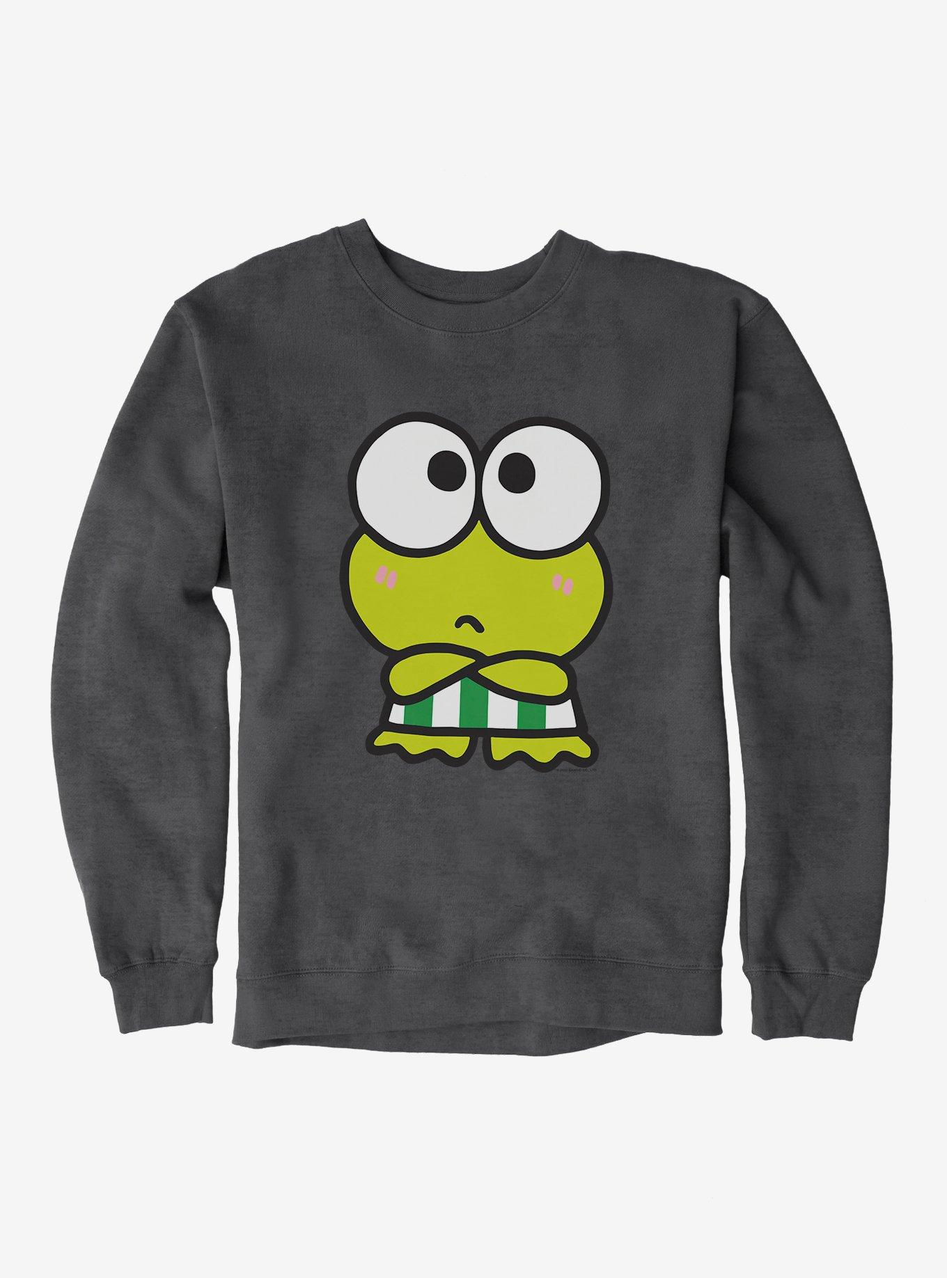 Keroppi Grumpy Sweatshirt, , hi-res