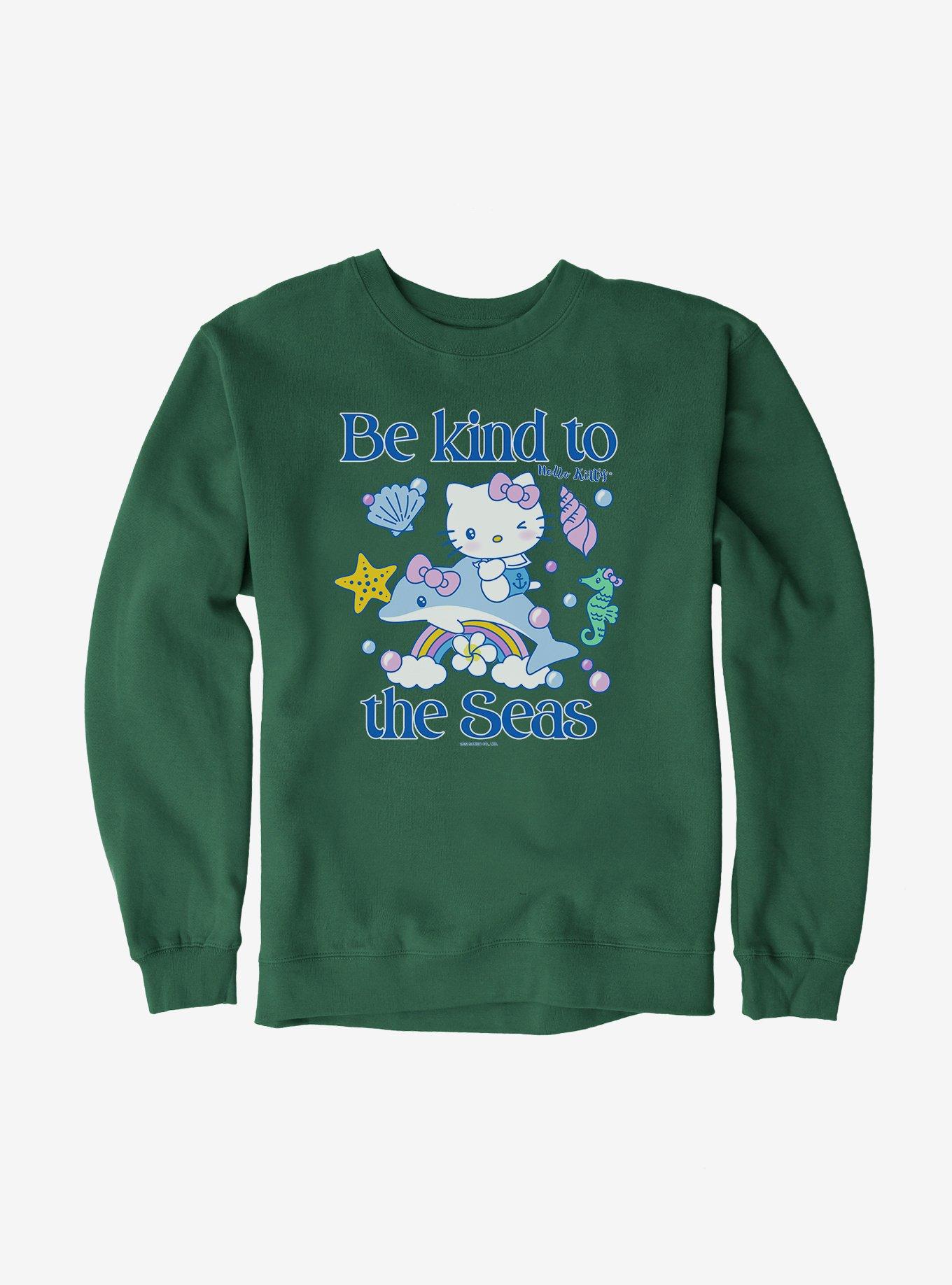 Hello Kitty Be Kind To The Seas Sweatshirt, , hi-res