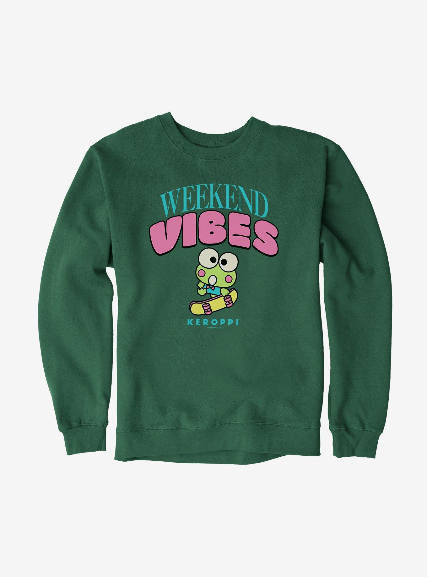 Keroppi Weekend Vibes Sweatshirt, , hi-res