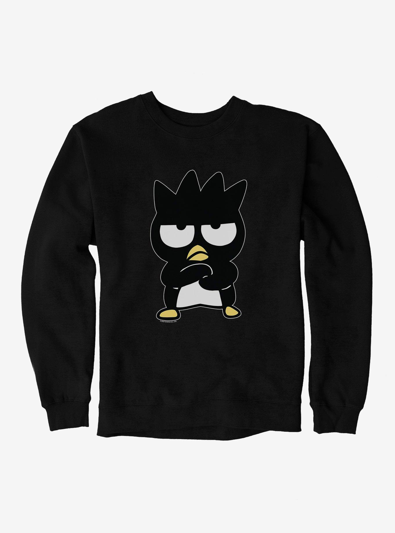 Badtz-Maru Impatiently Waiting Sweatshirt, BLACK, hi-res
