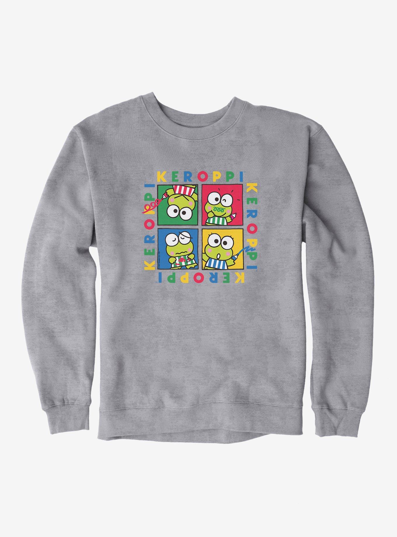 Keroppi Four Square Sweatshirt, , hi-res