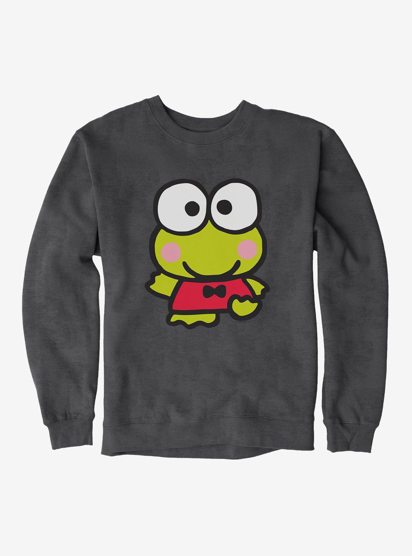 Keroppi Waving Sweatshirt, , hi-res