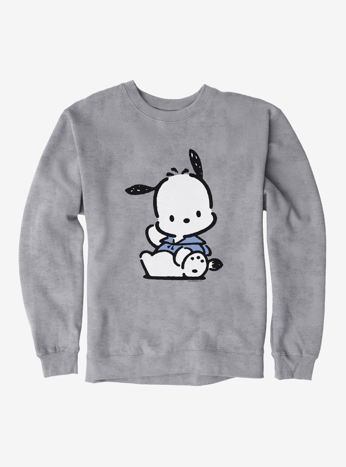 Pochacco Waving Sweatshirt, , hi-res