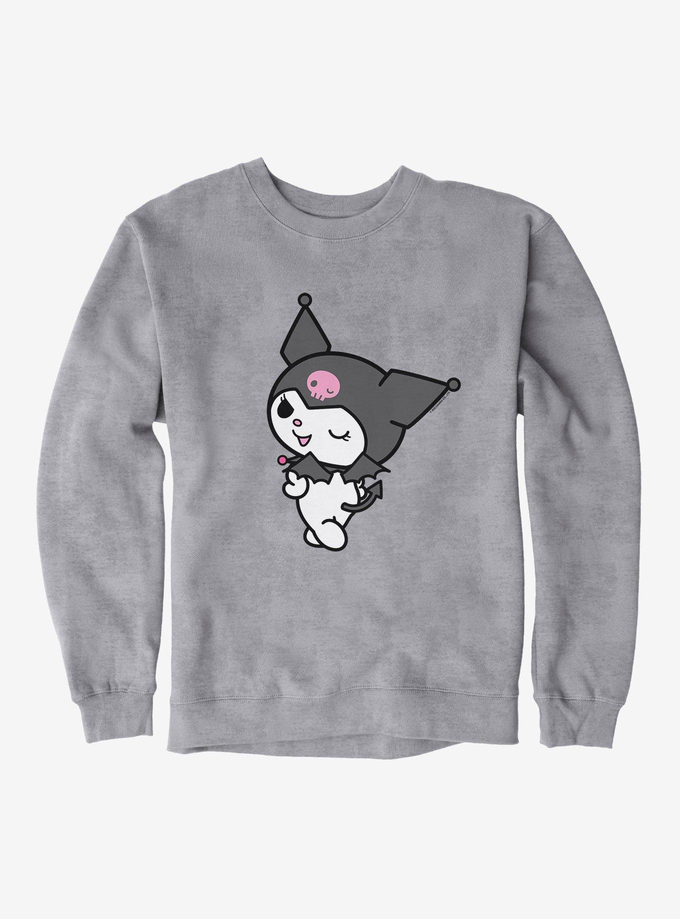 Kuromi Turning Wink Sweatshirt, , hi-res