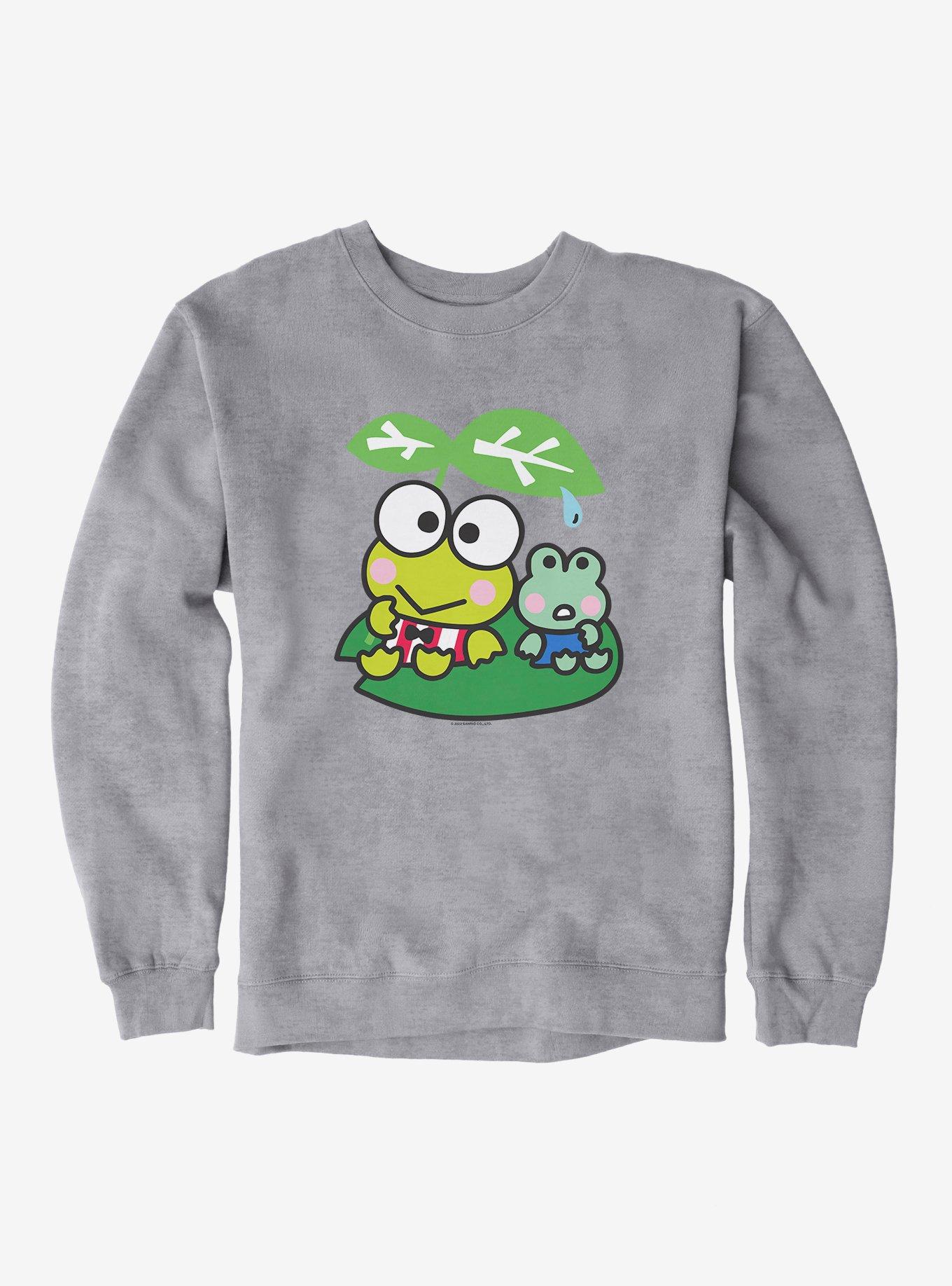 Keroppi & Kokero Water Drop Sweatshirt, , hi-res