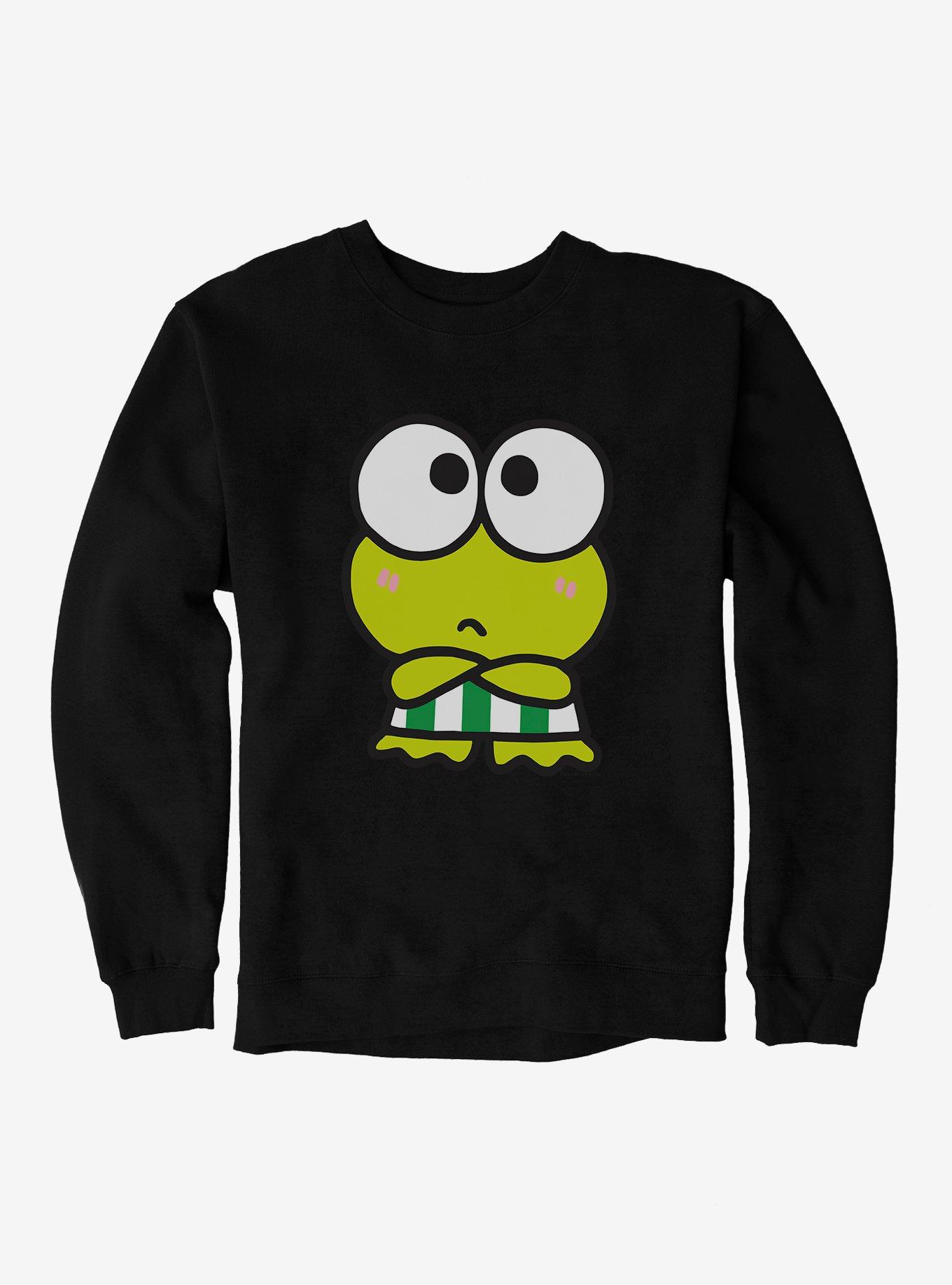 Keroppi Grumpy Sweatshirt, , hi-res