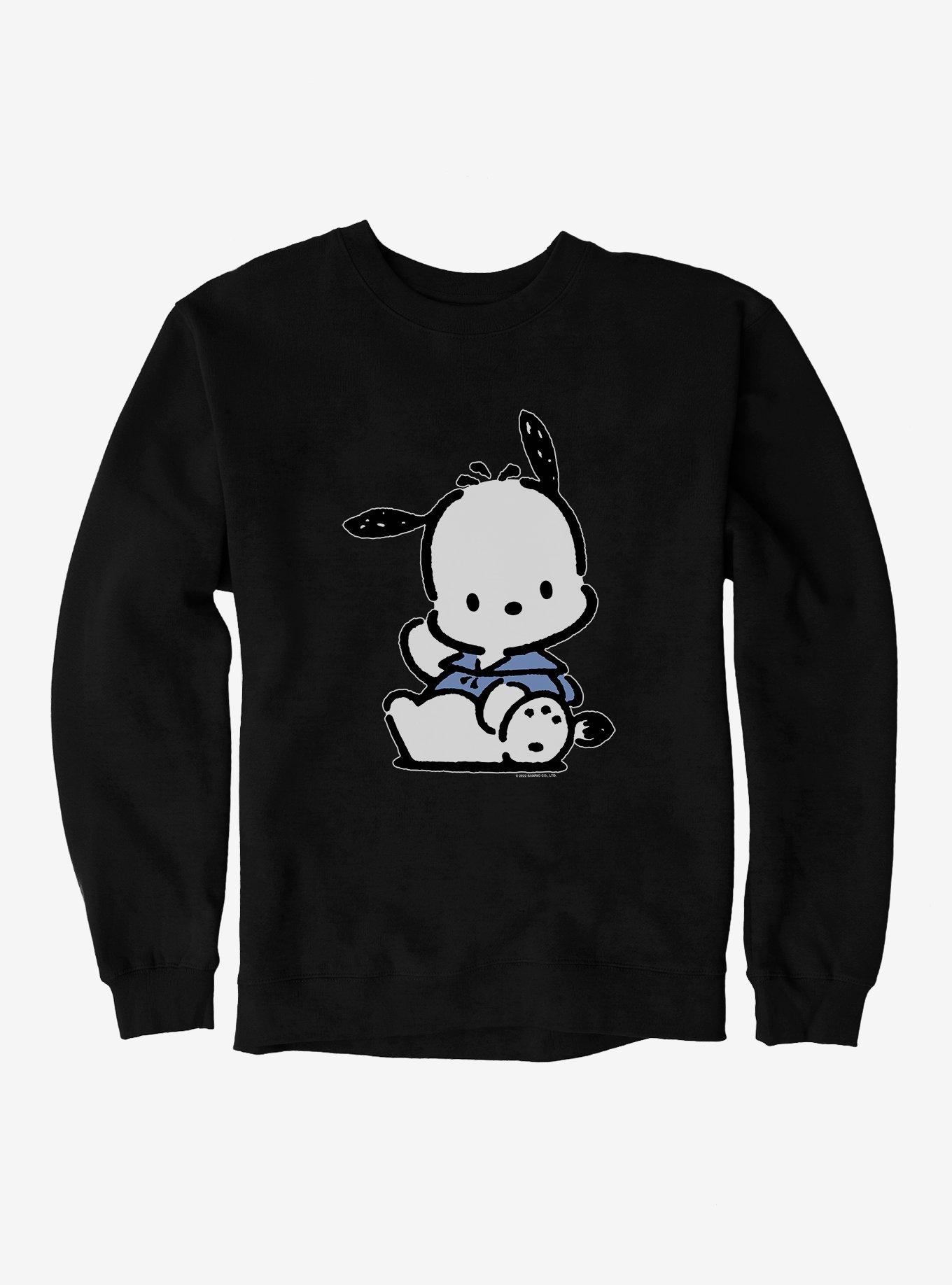 Pochacco Waving Sweatshirt, , hi-res