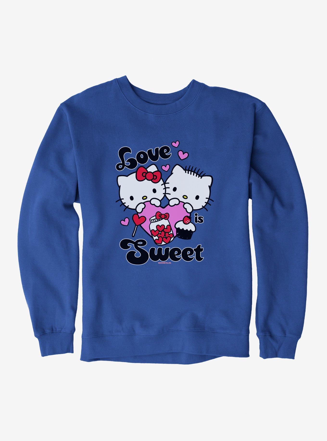 Hello Kitty & Dear Daniel Sweet Love Sweatshirt, ROYAL, hi-res