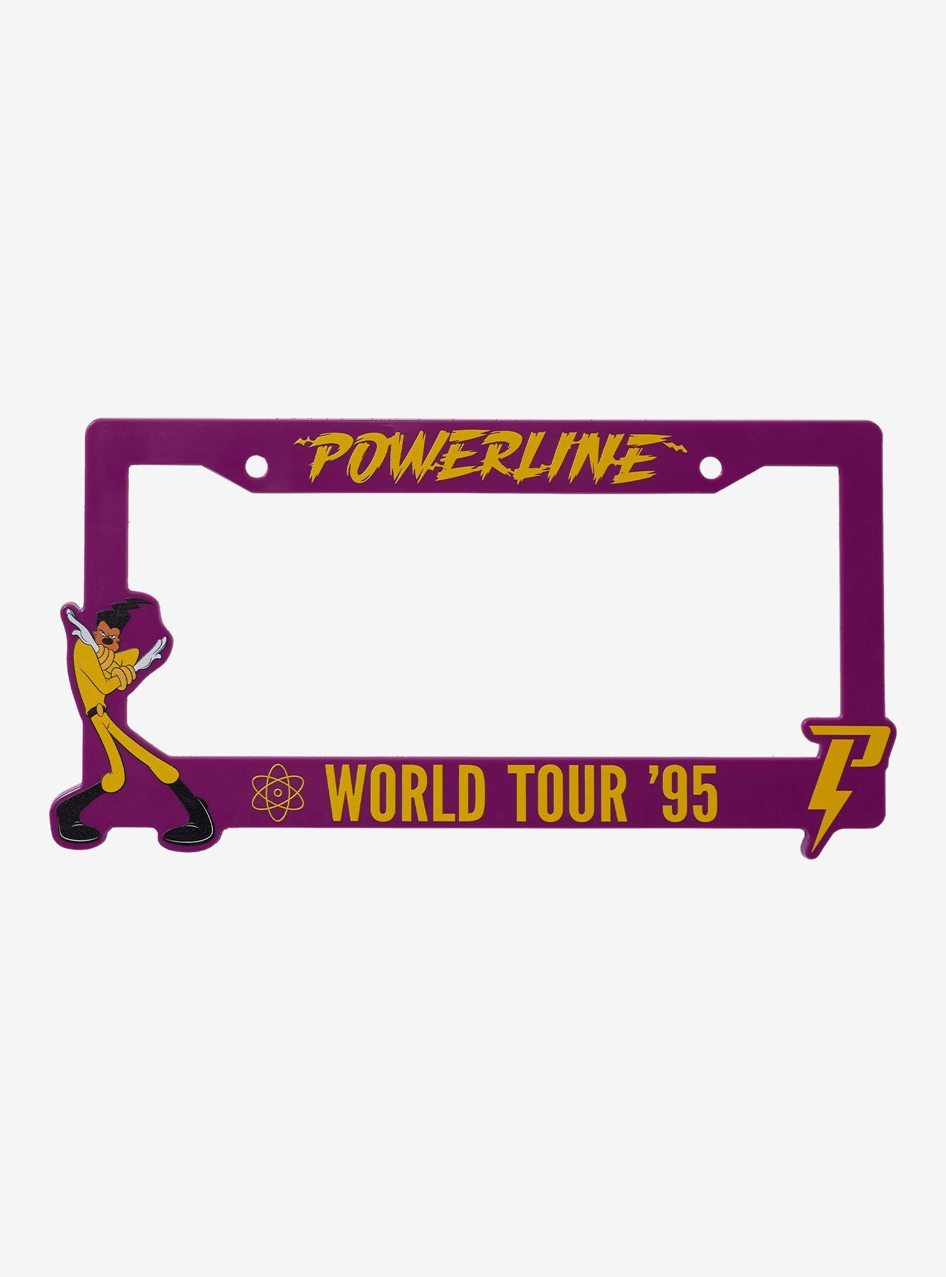 Disney A Goofy Movie Powerline World Tour License Plate Frame, , hi-res