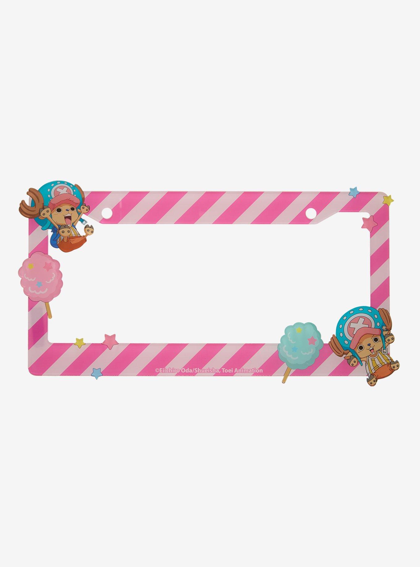 One Piece Chopper Cotton Candy License Plate Frame, , hi-res