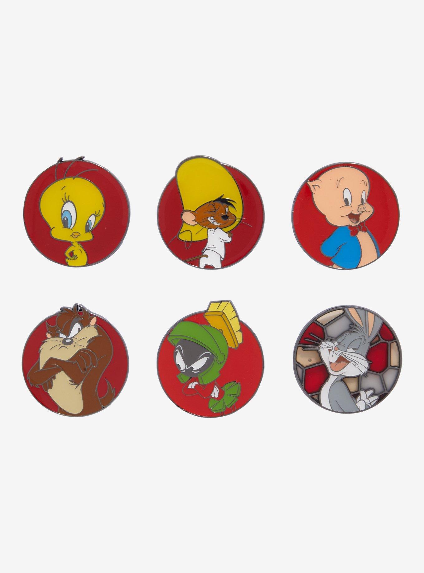 Looney Tunes Character Portraits Blind Box Enamel Pin — BoxLunch Exclusive, , hi-res