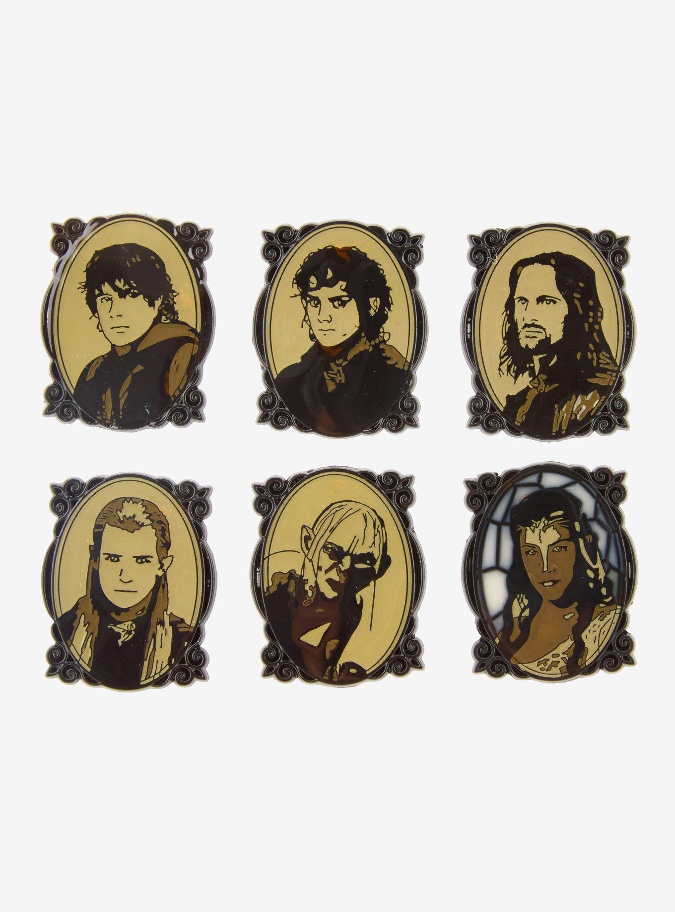 The Lord of The Rings Frame Portraits Blind Box Enamel Pin - BoxLunch Exclusive, , hi-res