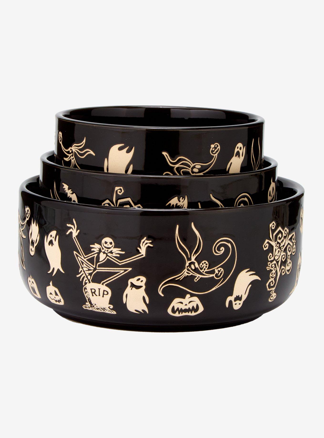 Disney The Nightmare Before Christmas Spooky Icons Bowl Set — BoxLunch Exclusive, , hi-res