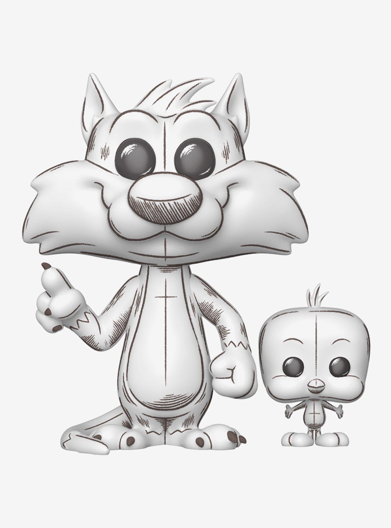 Funko Looney Tunes Pop! Animation Sylvester & Tweety (Sketch) Vinyl Figure, , hi-res