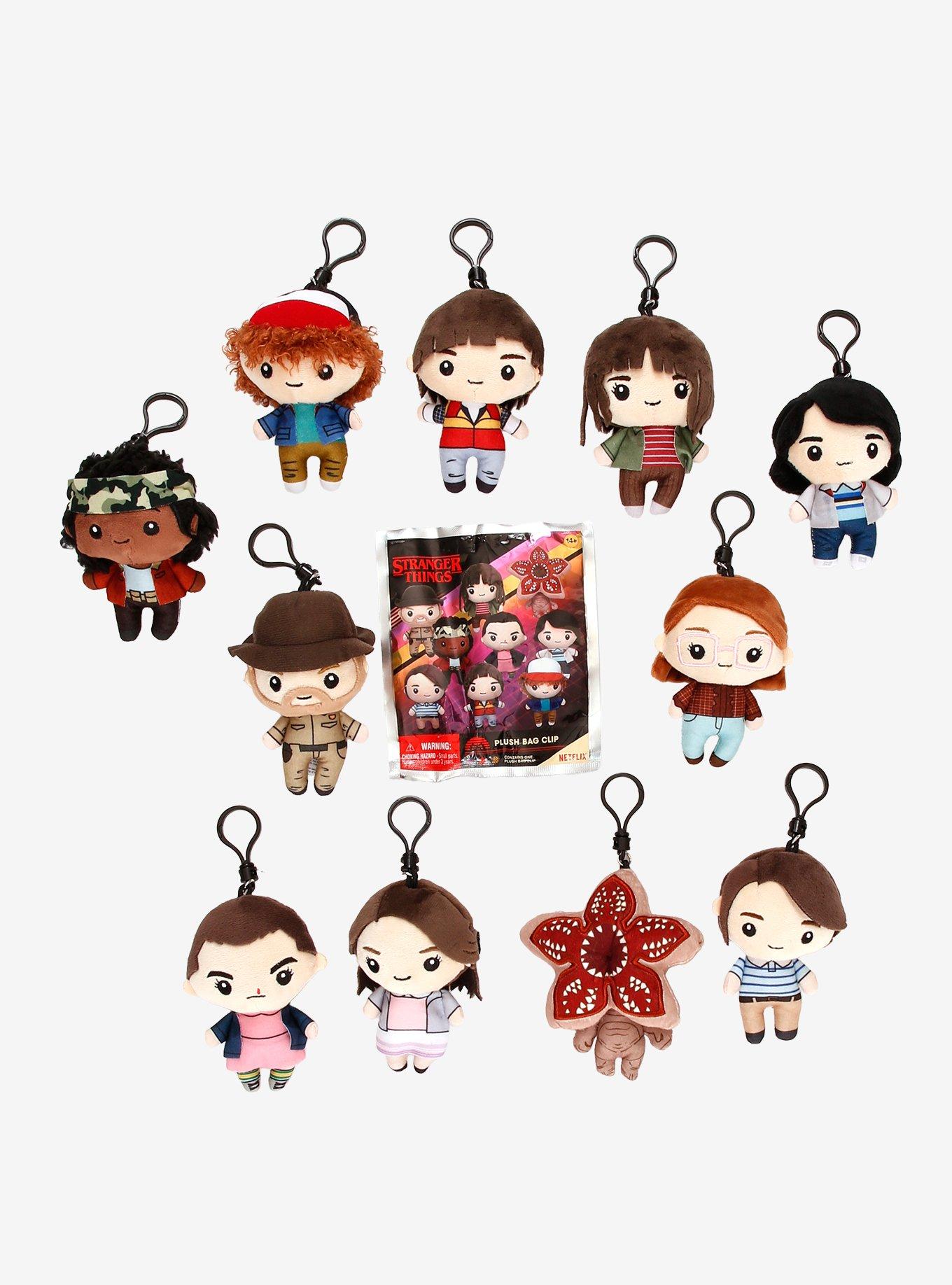 Stranger Things Character Blind Bag Plush Bag Clip, , hi-res
