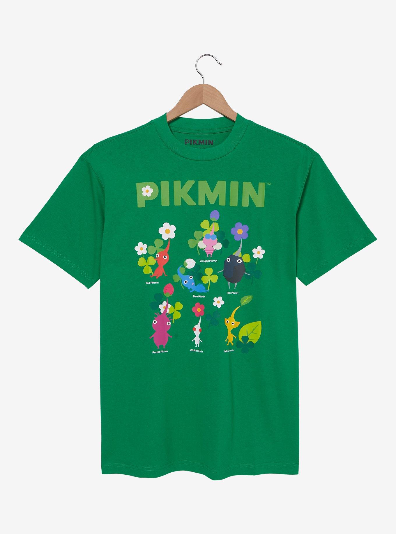 Pikmin Garden Graphic T-Shirt — BoxLunch Exclusive, GREEN, hi-res