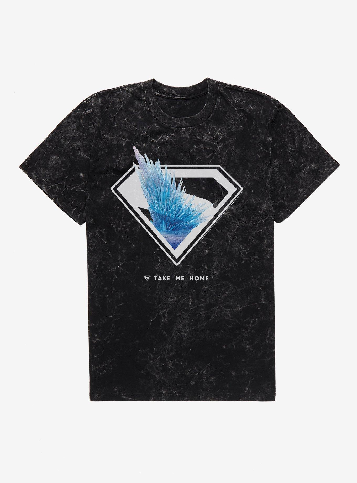DC Superman Fortress Of Solitude Mineral Wash T-Shirt