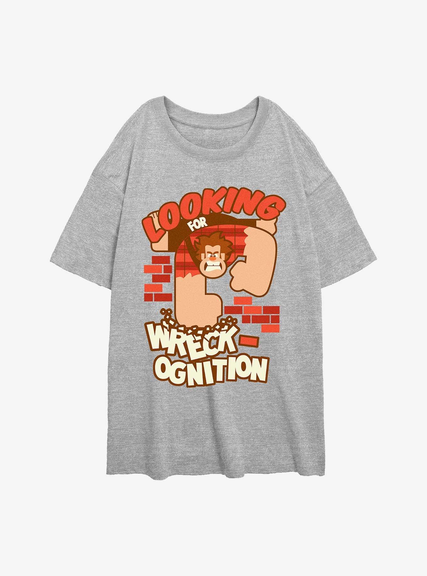 Disney Wreck It Ralph Looking For Wreck-Ognition Womens Oversized T-Shirt, , hi-res