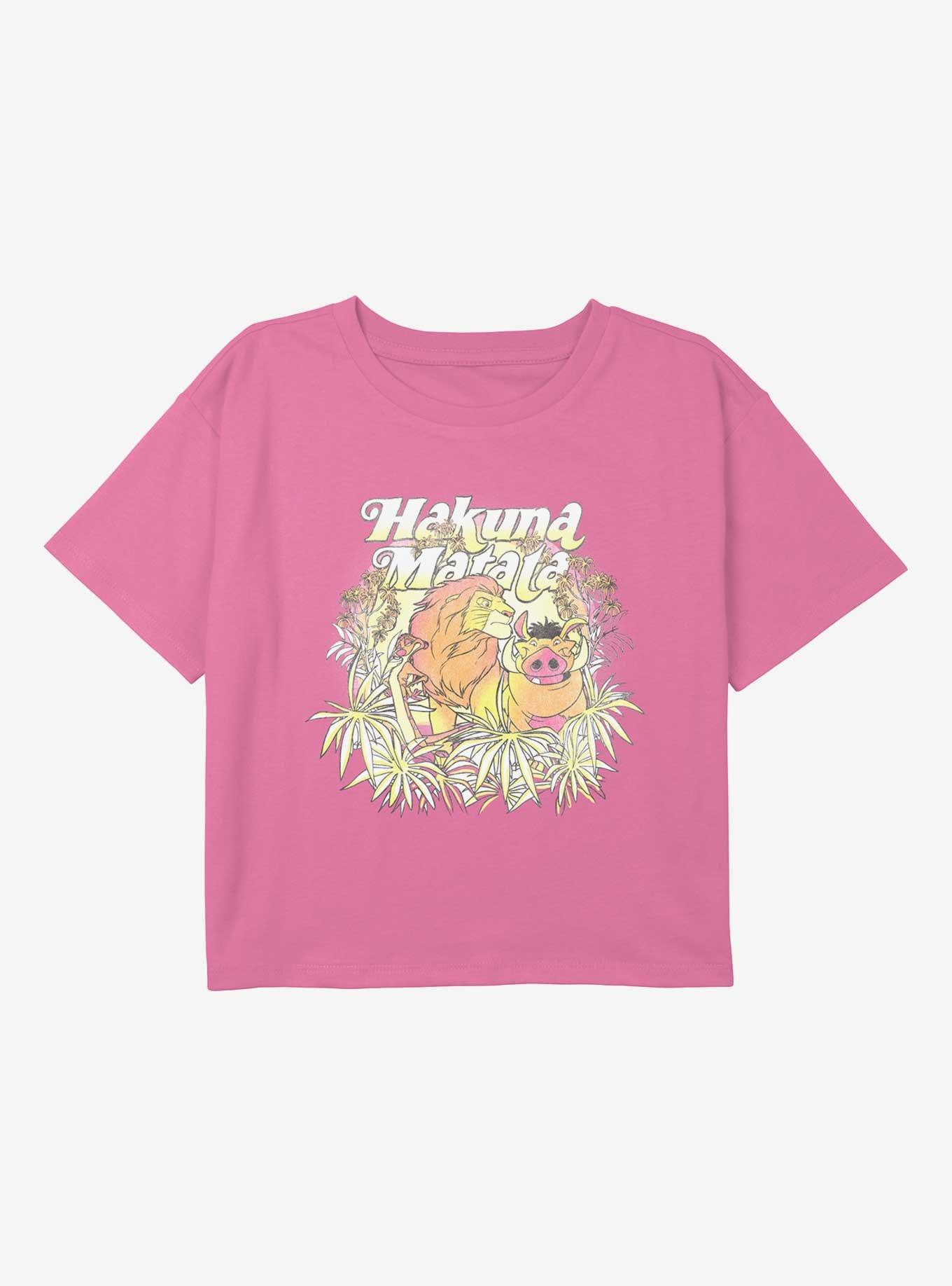 Disney The Lion King Jungle Crew Youth Girls Boxy T-Shirt, , hi-res