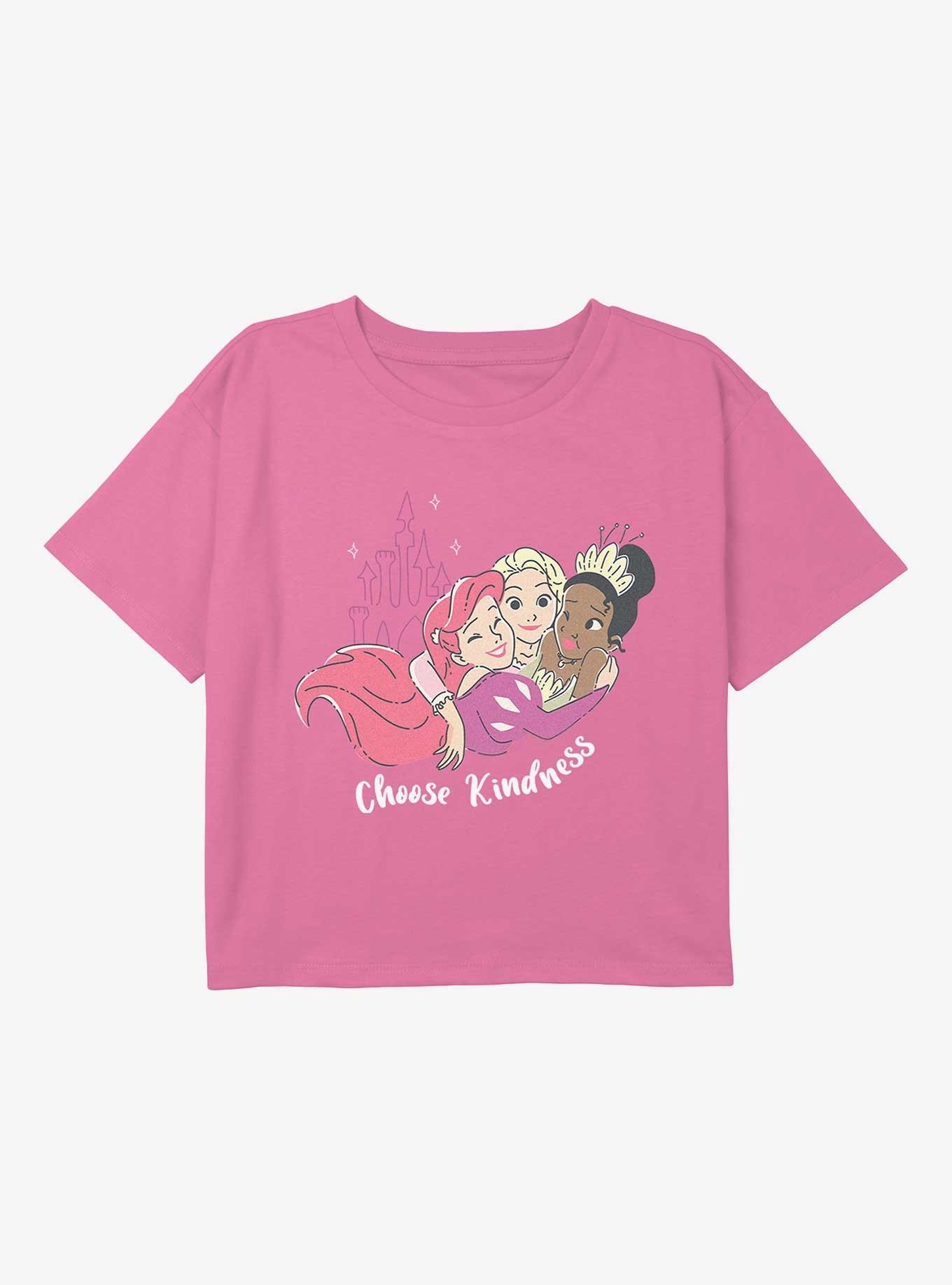 Disney Princesses Choose Kindness Youth Girls Boxy T-Shirt, , hi-res