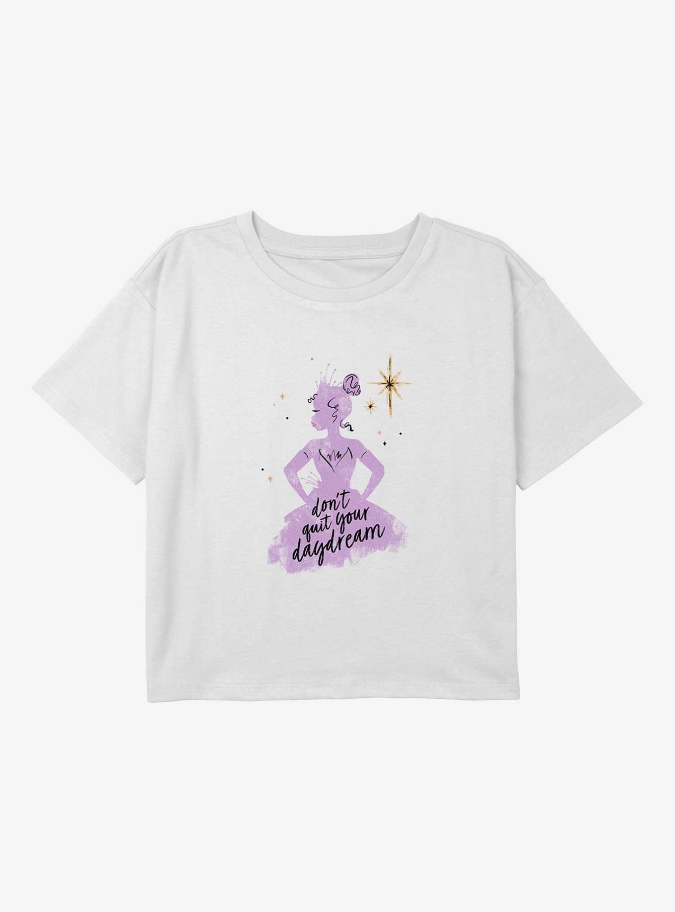 Disney The Princess And The Frog Don't Quit Your Daydream Youth Girls Boxy T-Shirt, , hi-res