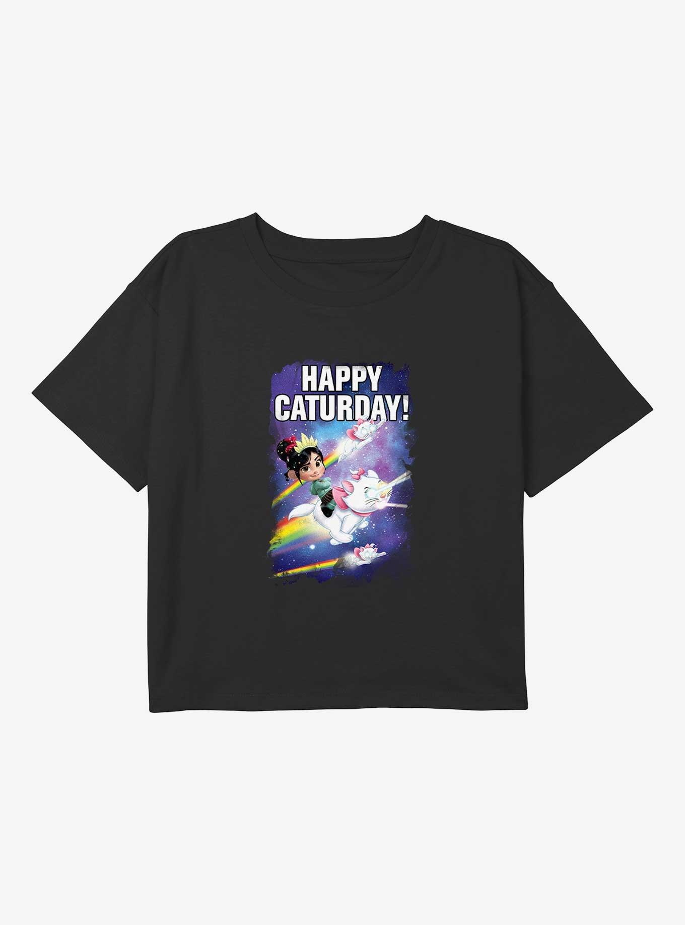 Disney Wreck It Penelope Happy Caturday Penelope Youth Girls Boxy T-Shirt, , hi-res