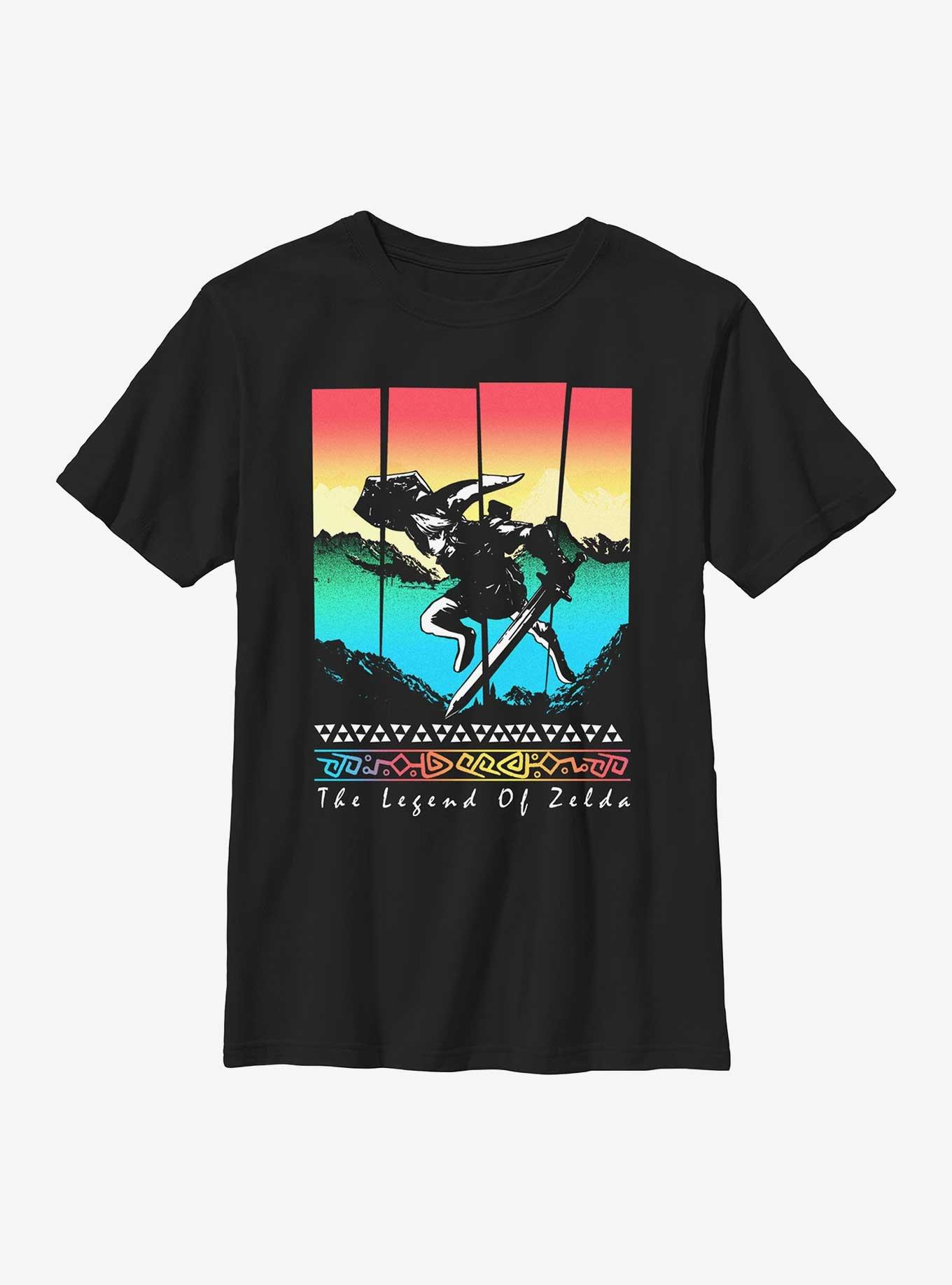 The Legend Of Zelda Hyrulin It Sunset Youth T-Shirt, , hi-res