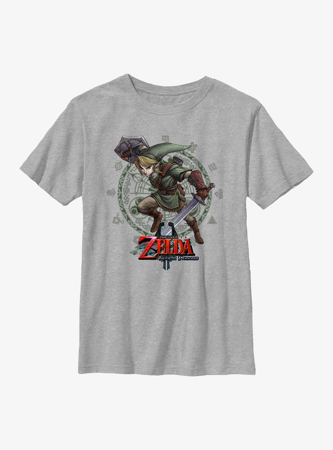 The Legend Of Zelda Twilight Princess Youth T-Shirt, ATH HTR, hi-res
