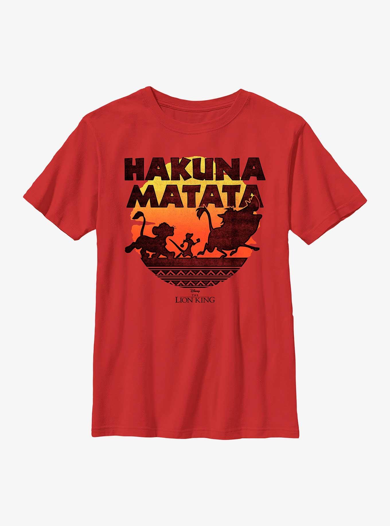 Disney The Lion King Hakuna Silohuettes Youth T-Shirt, , hi-res