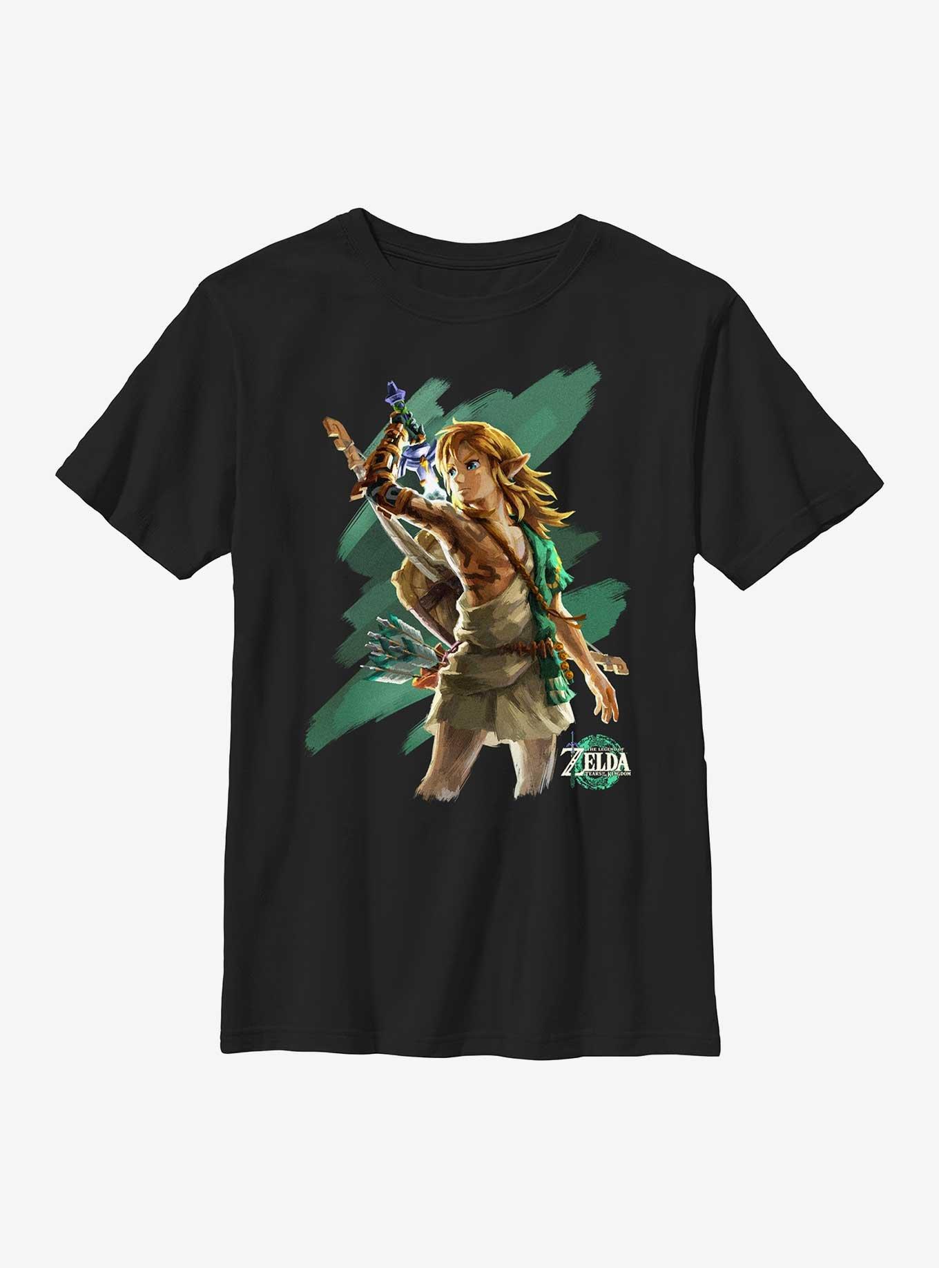 The Legend Of Zelda Tears Of The Kingdom Link Youth T-Shirt, , hi-res