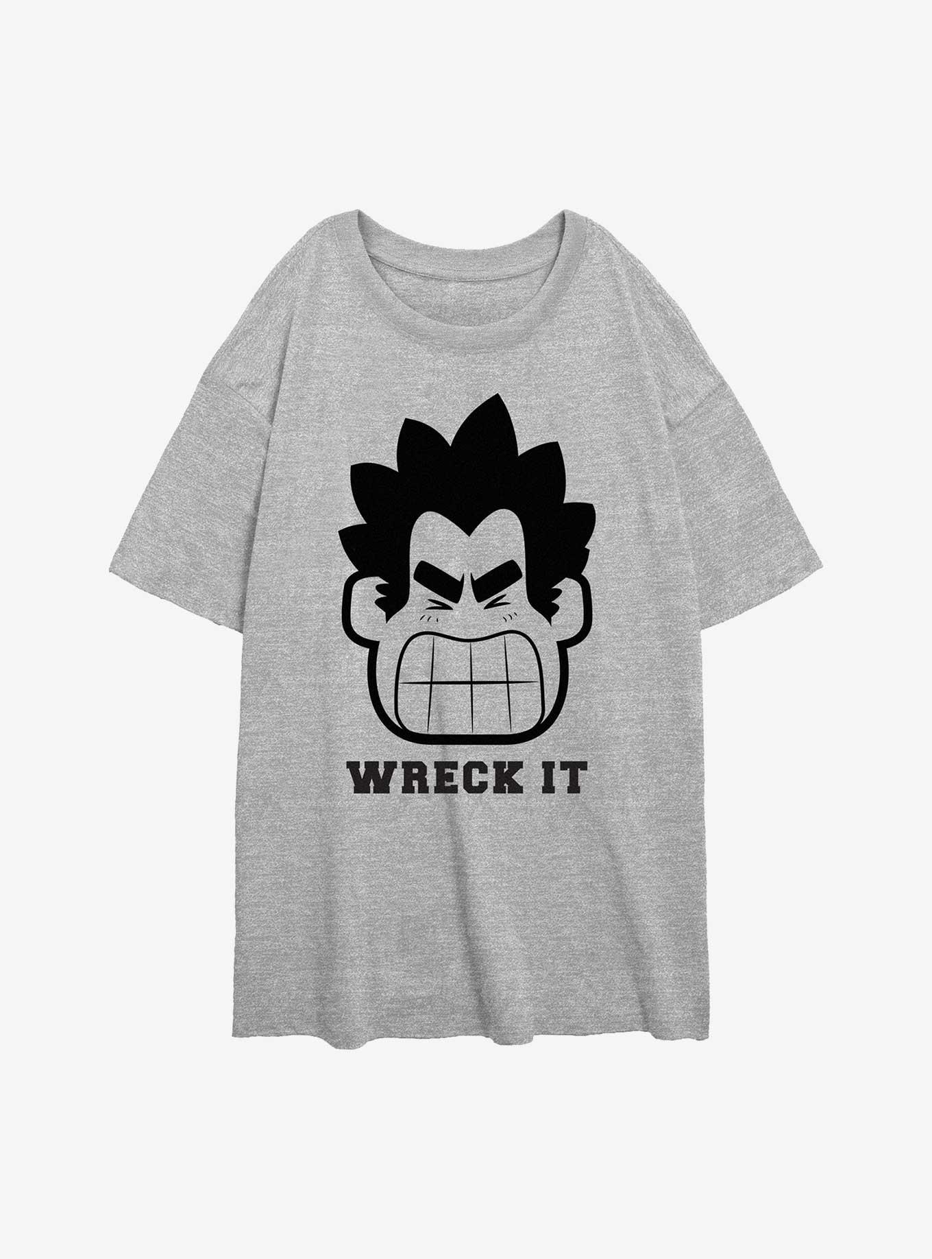 Disney Wreck It Ralph Angry Ralph Womens Oversized T-Shirt, , hi-res