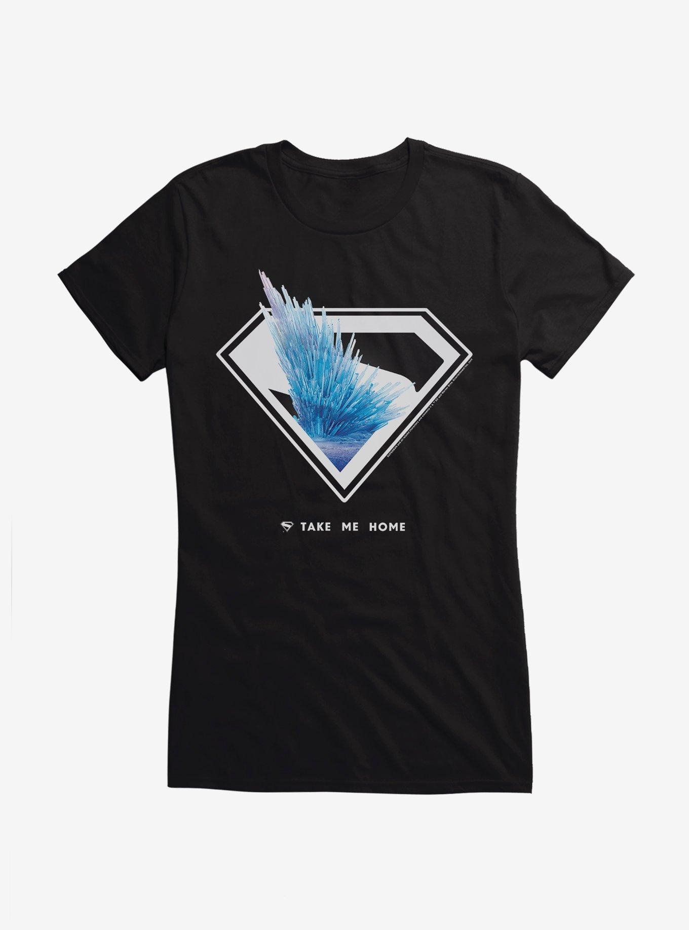 DC Superman Fortress Of Solitude Girls T-Shirt, , hi-res