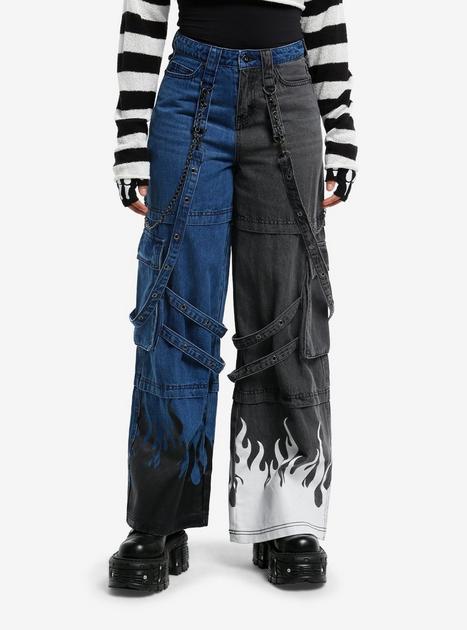 【HI FI FNK】Slash Cargo Denim Pants HI FI FNK】Slash Cargo Denim Pants