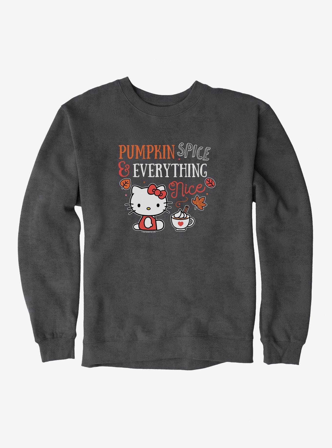 Hello Kitty Pumpkin Spice & Everything Nice Sweatshirt, , hi-res