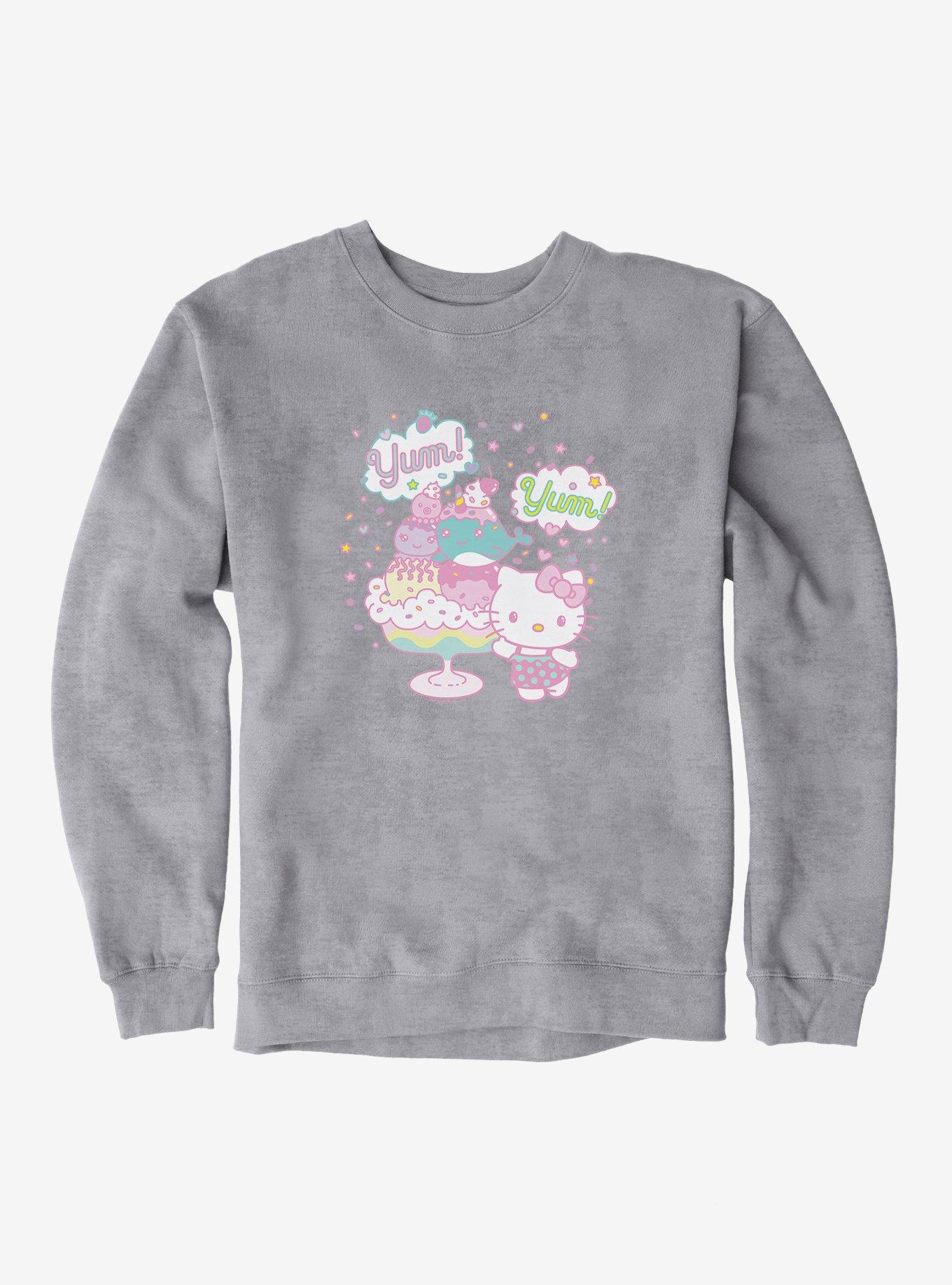 Hello Kitty Kawaii Vacation Dessert Time Sweatshirt, , hi-res