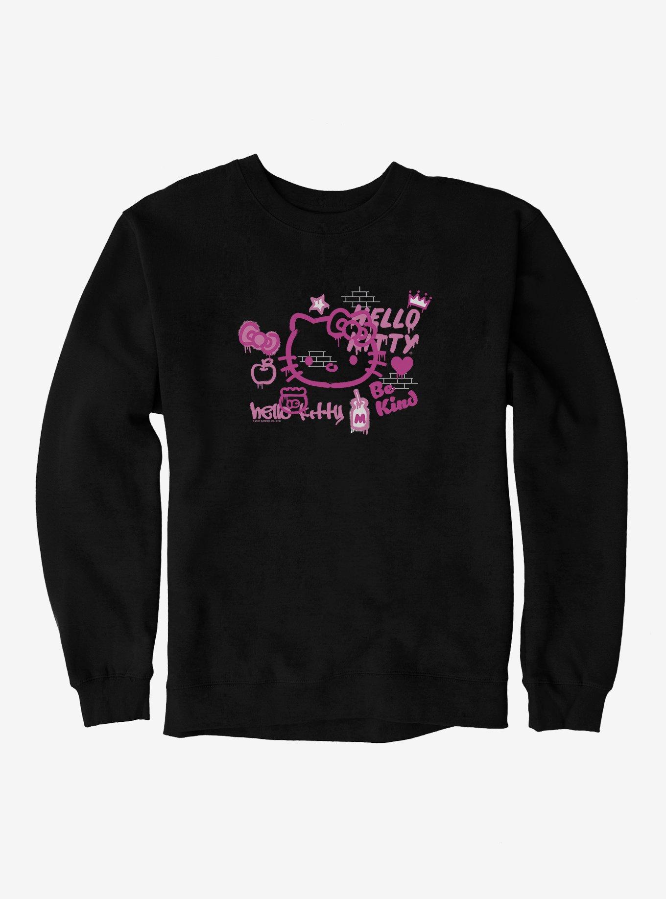 Hello Kitty Be Kind Graffiti Sweatshirt, , hi-res