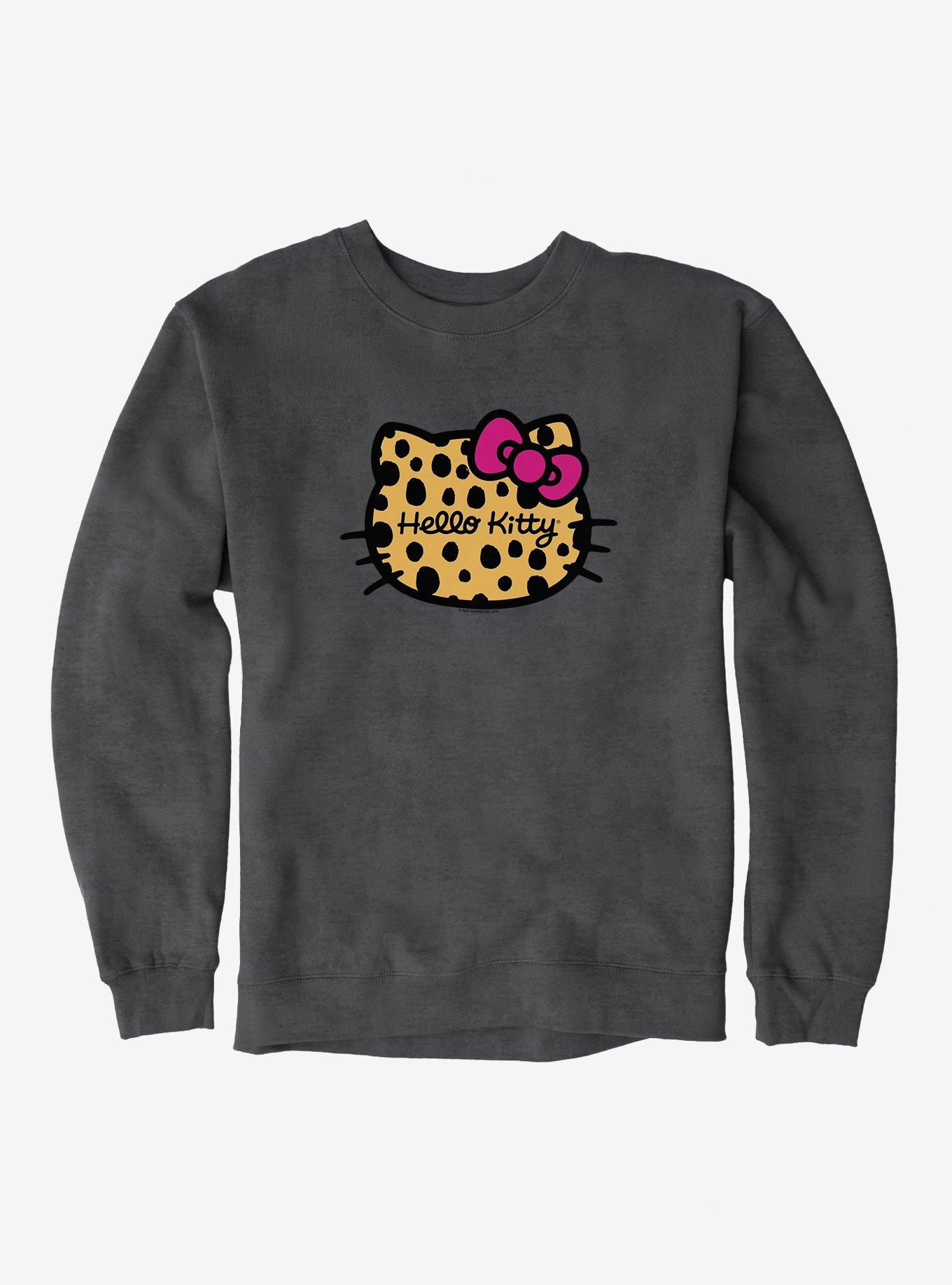 Hello Kitty Jungle Paradise Animal Logo Bow Sweatshirt, , hi-res