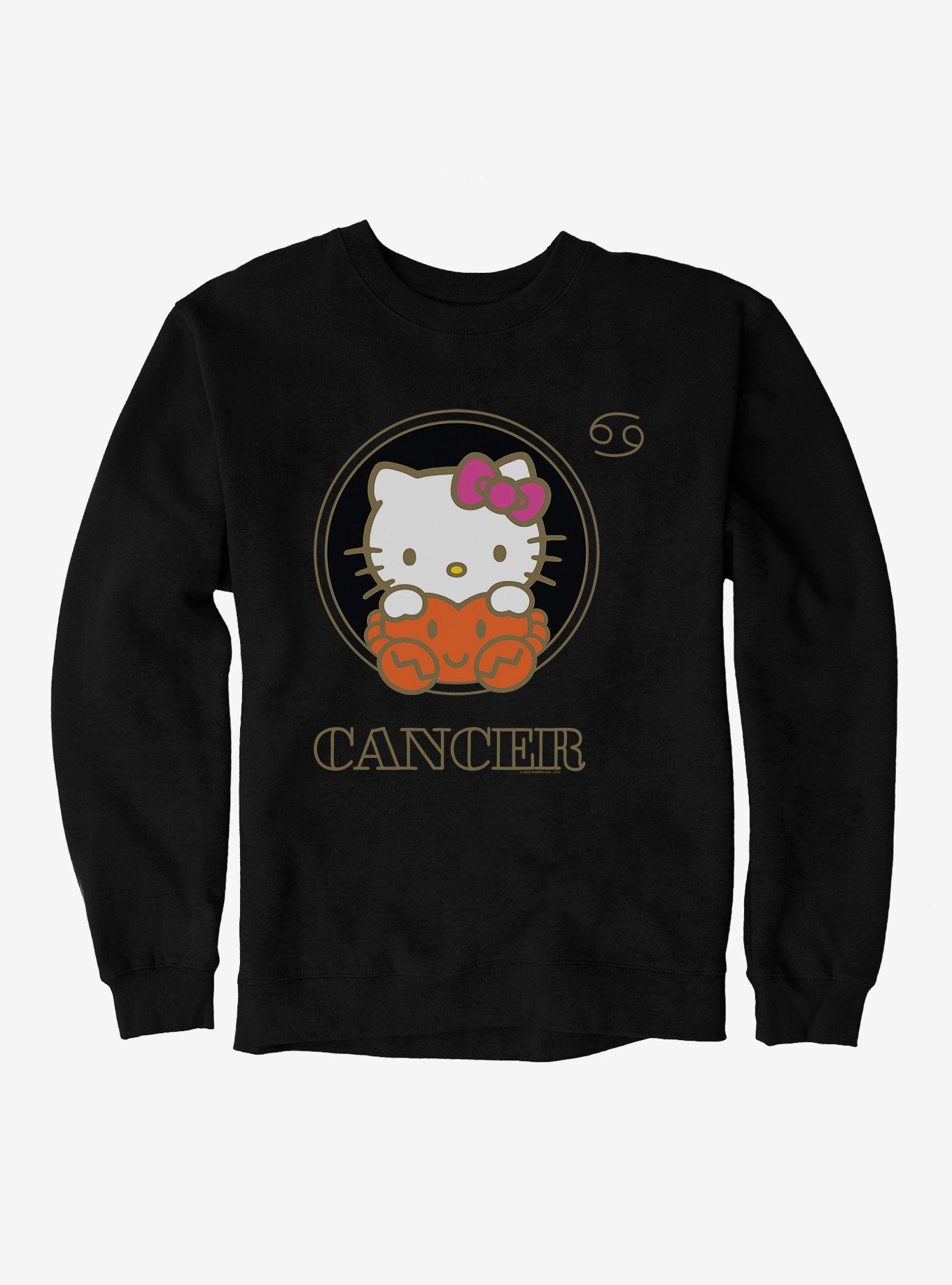 Hello Kitty Star Sign Cancer Stencil Sweatshirt, , hi-res