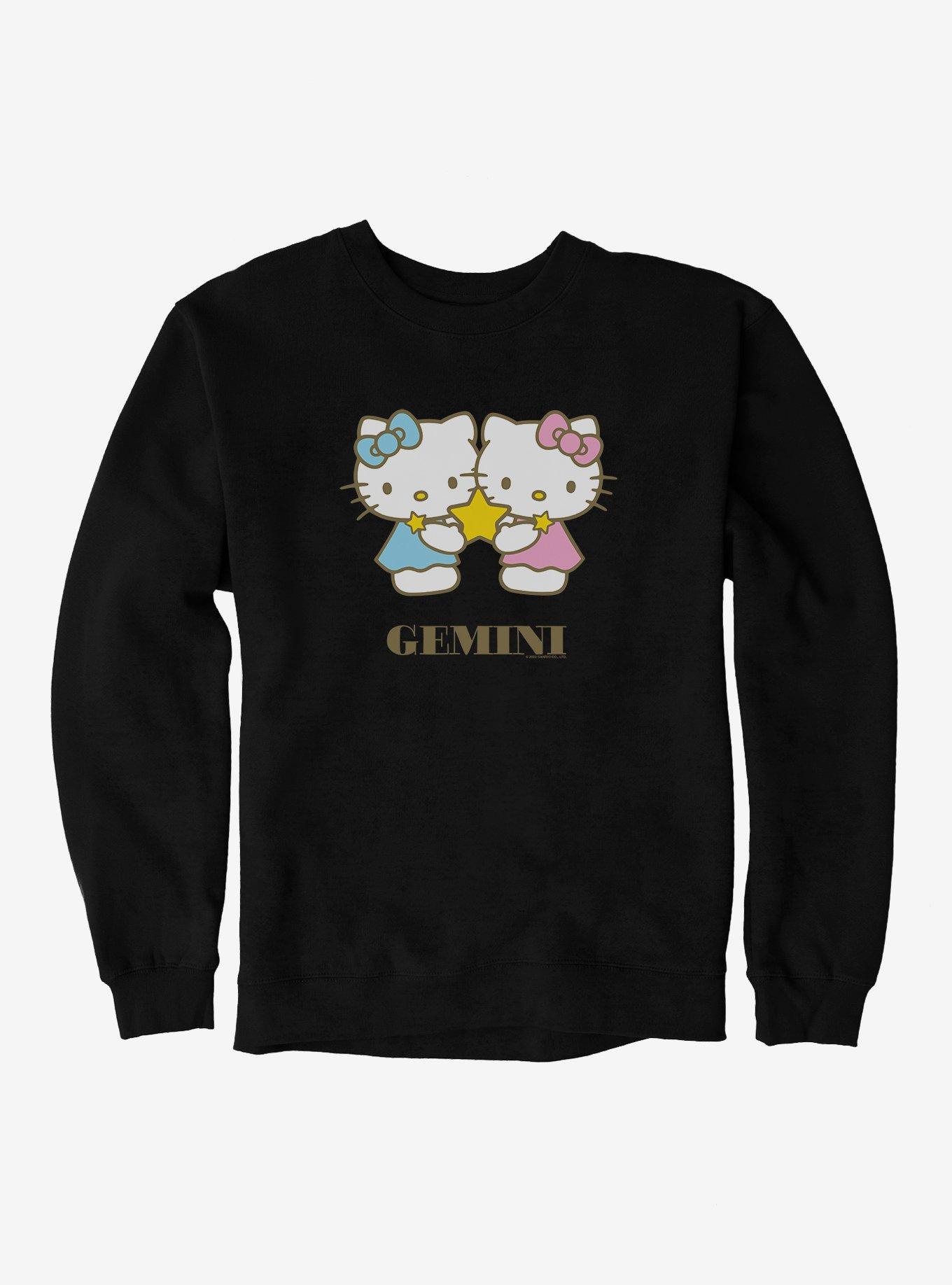 Hello Kitty Star Sign Gemini Sweatshirt, , hi-res